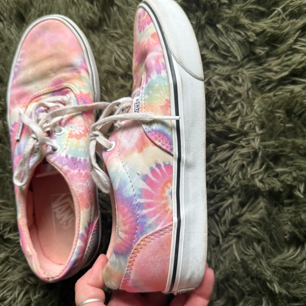 Tie Dye VANS Sneakers Women's size 9 - Picture 3 of 8